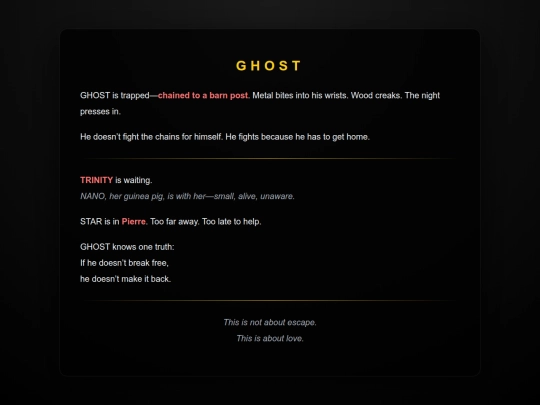 GHOST screenshot