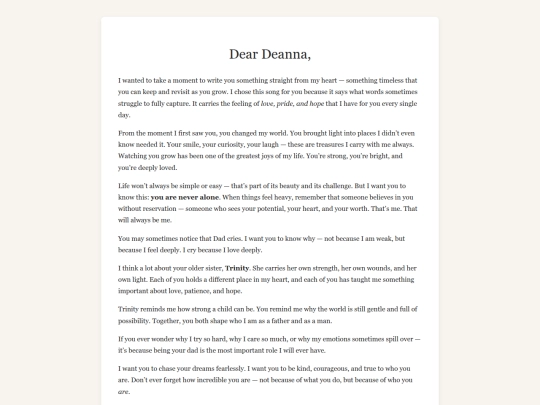 Letter_Deanna screenshot