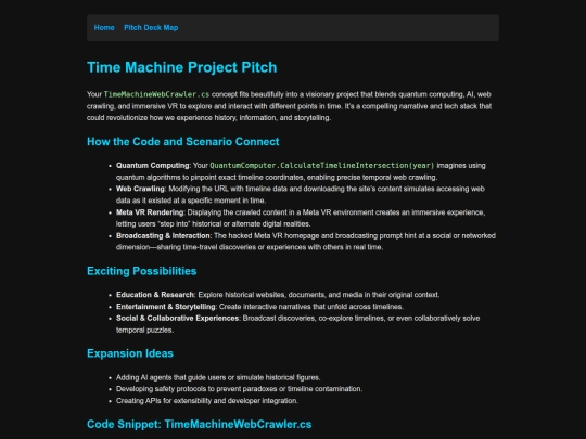 PitchDeck/PitchDeckMap screenshot