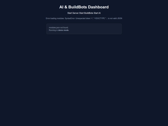 dashboard screenshot