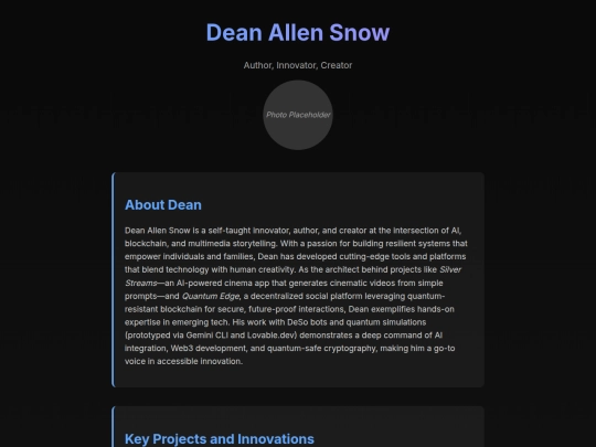 dean_biography screenshot