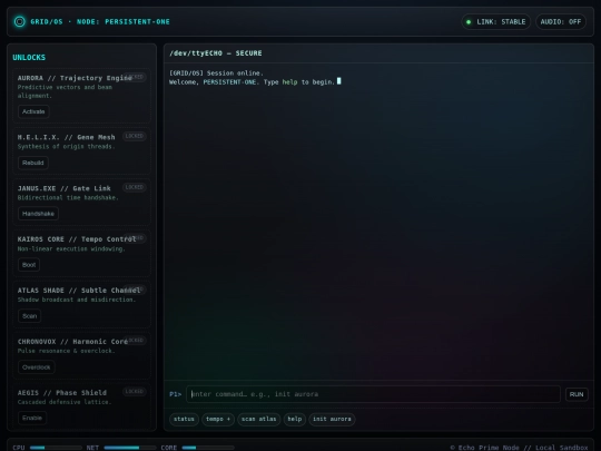 demo_page_waking_grid screenshot