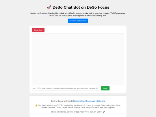 deso_chatbot screenshot