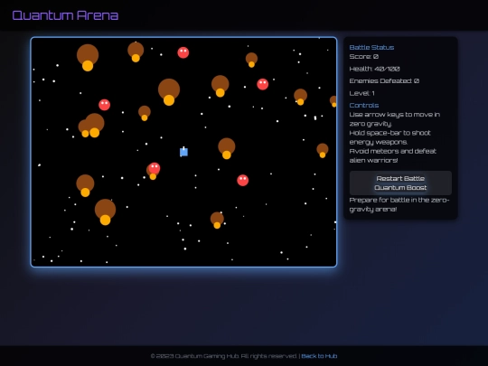 games/quantum-arena/play screenshot