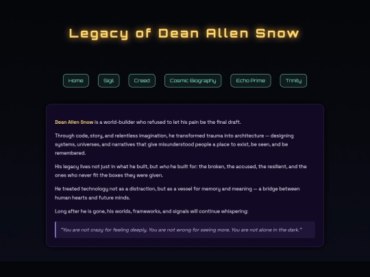 legacy screenshot