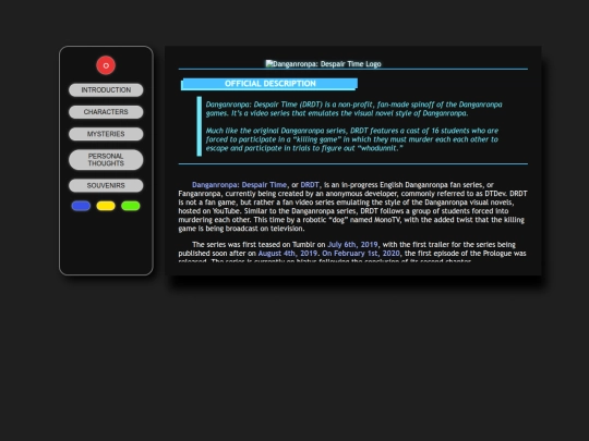 Lazer Bunny Backup/lazer-bunny.neocities.org/Shrines/DRDT screenshot