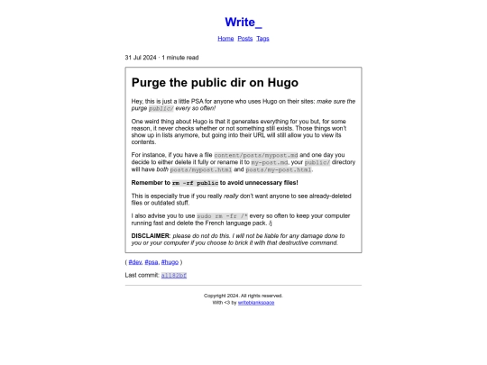 posts/purge-the-public-dir-on-hugo screenshot