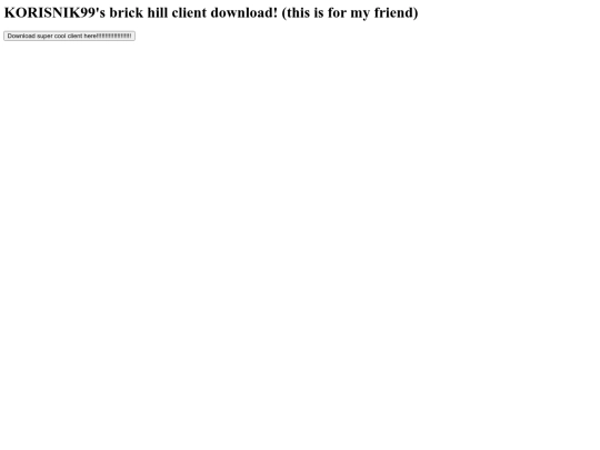 $KORIS/brickhillclient screenshot