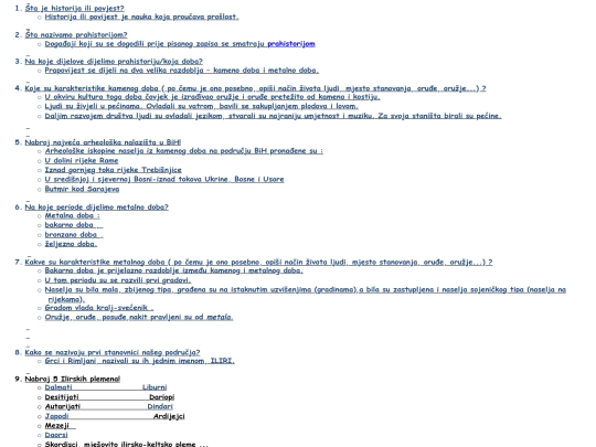 drustvo/društvo- pitanja i odgovori. istorija- 2.dio screenshot
