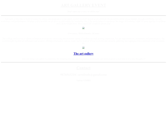 events screenshot