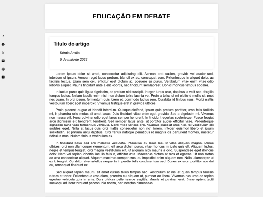 artigos screenshot