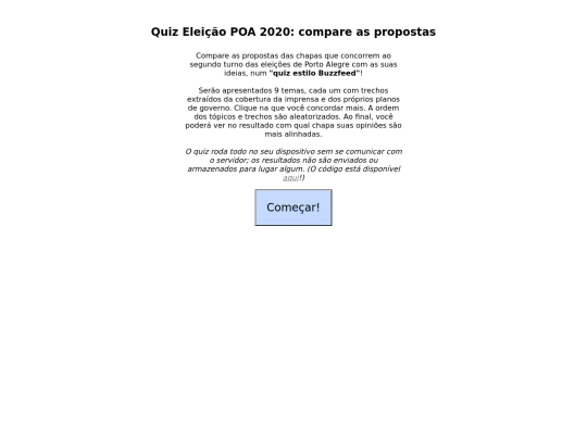quizz screenshot
