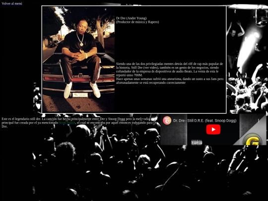 pracs/2ev/musica/artistas/drdre screenshot