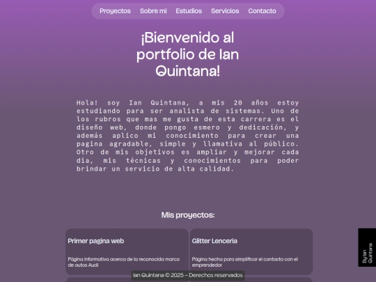portfolio screenshot