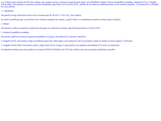 parches screenshot