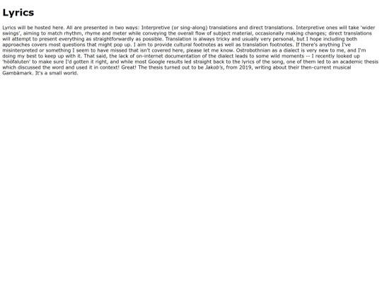 lyrics_page screenshot