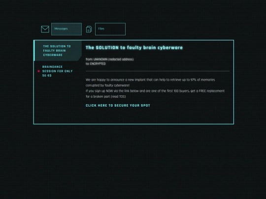 cyberpunk screenshot