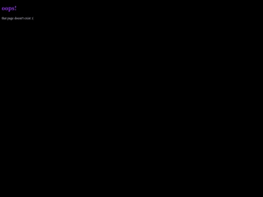 not_found screenshot