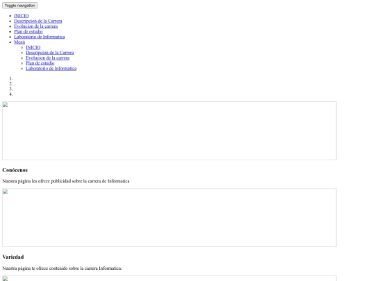 Pagina Web/Pagina_Informatica screenshot