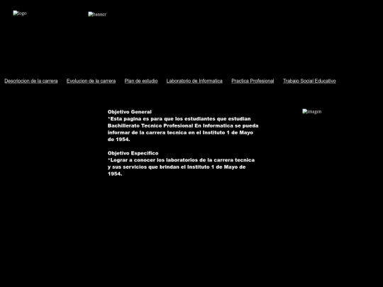 Pagina Web/informatica screenshot