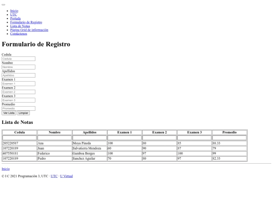 lista screenshot