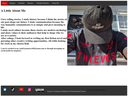 aboutme screenshot