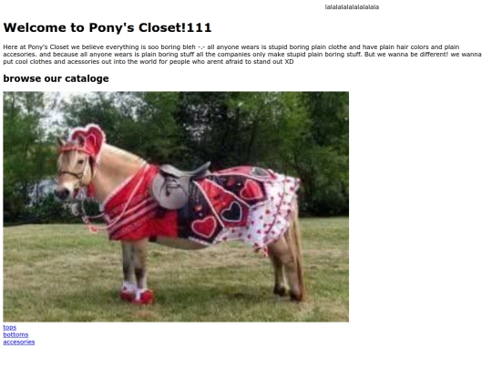 ponyscloset screenshot