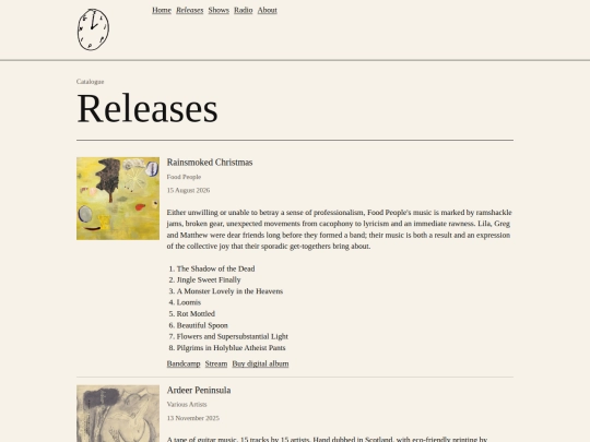 releases screenshot