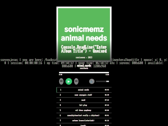 backcatalog/bonus/bonus_albums/consolerealinenteralbumtitle screenshot
