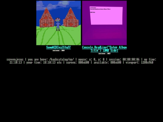 backcatalog/ep screenshot