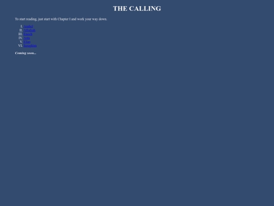Calling screenshot