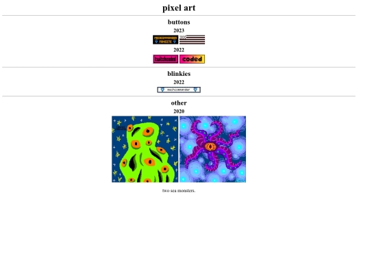 art/pixels screenshot