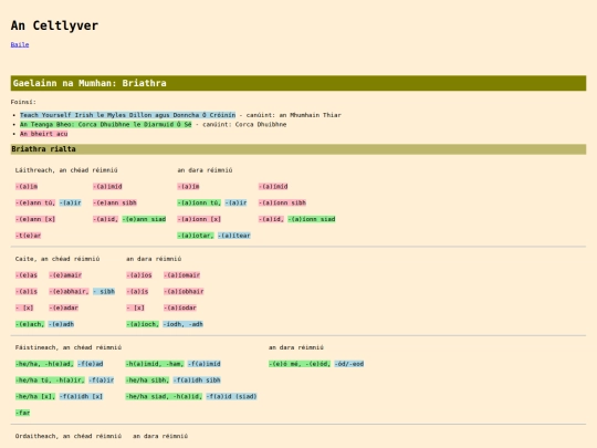 iaith/gaeilge/gaelainnnamumhan/briathra screenshot