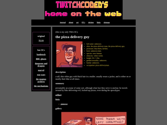 ocs/tma/pizzadeliveryguy screenshot