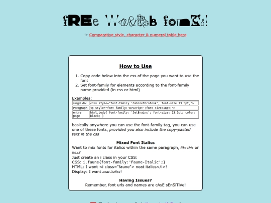 freefonts screenshot