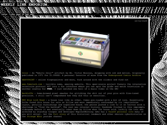 links screenshot