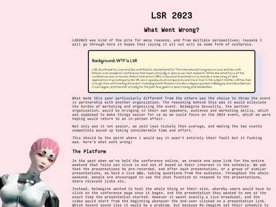 lsr2023 screenshot