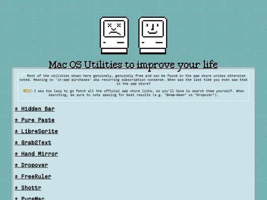 utility screenshot
