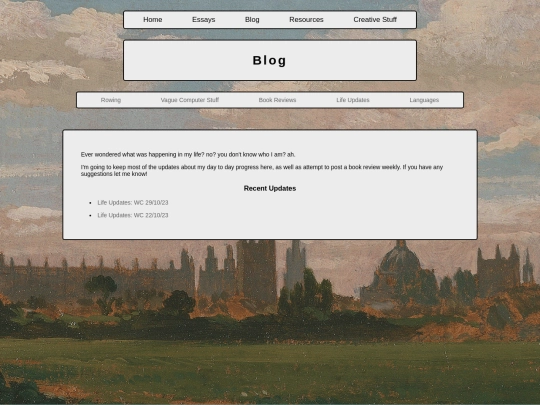 blog screenshot
