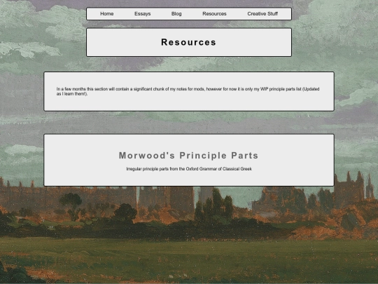 resources screenshot
