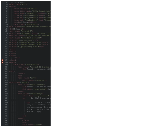 Neocities - Editing index screenshot