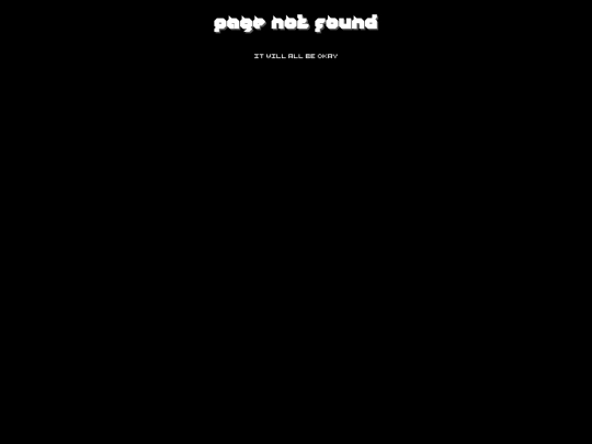 not_found screenshot