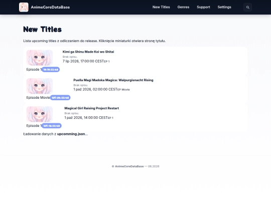 new-titles screenshot
