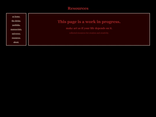 resources screenshot
