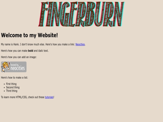 index screenshot