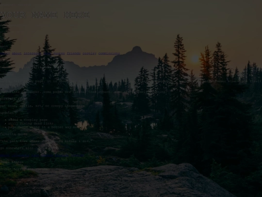 personal screenshot