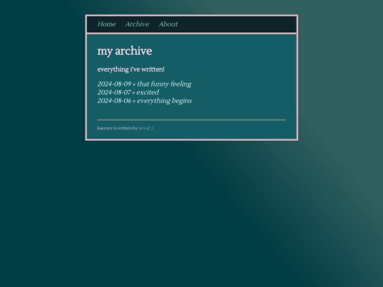 archive screenshot