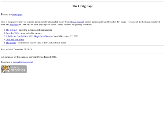 The_Craig_Page screenshot
