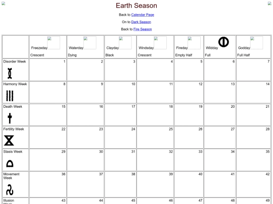 gaming/calendar/earth screenshot