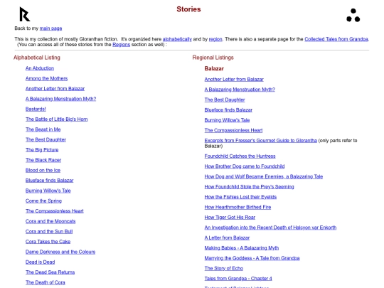 stories screenshot